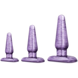 B Yours - Analplug-Set - Lila Swirl