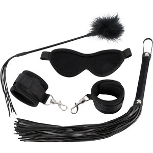 4-teiliges Bondageset „Fetish Kit Samt“, für zarte bis harte Sessions