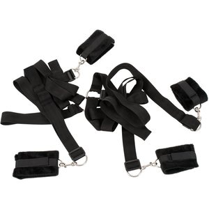 Bettfesselset „Bed Shackles“ mit Hand- und Fußfesseln
