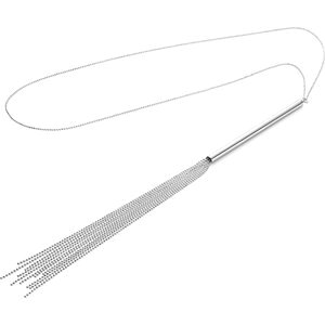 Magnifique Halsketten Peitsche - silber