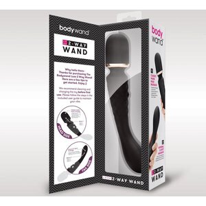 Bodywand - Luxe 2-Way Wand Large Black