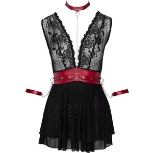 Babydoll mit Bondage-Gürtel und -Halsband