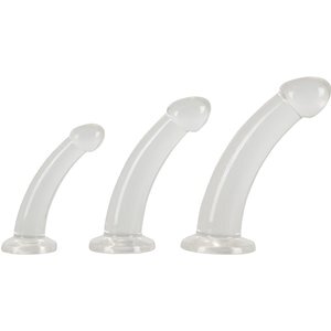 3-teiliges Dildo-Set „Anal Training“, verschiedene Größen und Gewichte, starker Saugfuß