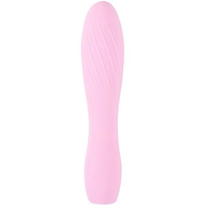 Minivibrator rosa mit Stimulationsrillen