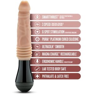 Dr. Skin »Dr. Knight« G-Punkt-Vibrator mit Stoßfunktion