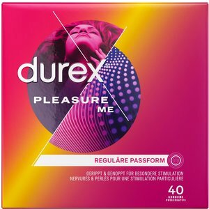 Kondome „Pleasure Me“ mit Noppen und Rillen