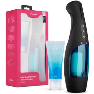 Easy Choice Masturbator mit Stoßfunktion & Gleitgel Set