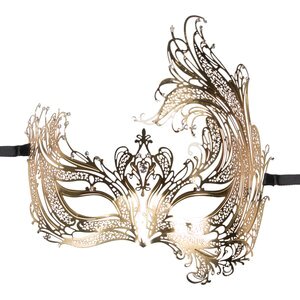 Easytoys Fetish - Durchbrochene venezianische Maske in Gold