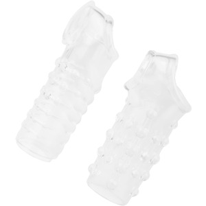 2-teiliges Penishüllen-Set, 12 cm