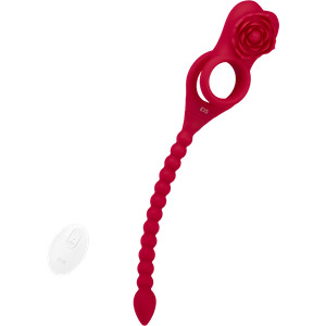 3-in-1 Silikon-Penisring, 3,5 cm