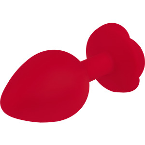 Analplug mit rosenförmiger Basis, 8,5 cm