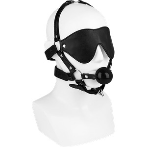 Augenmaske mit Knebel