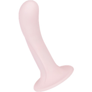 Gebogener G-Punkt-Vibrator aus Silikon, 17,5 cm