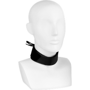 Halsband in Lackoptik