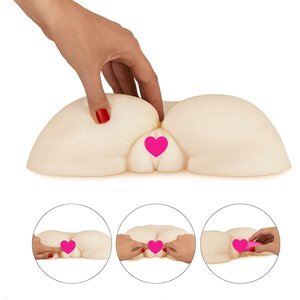 Masturbator mit Rosen-Branding, 16 cm