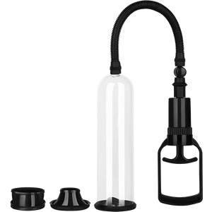 Penispumpe mit 3 Manschetten, 18 cm