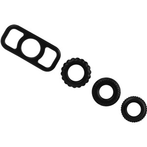 Penisring-Set aus Silikon, 4 Teile