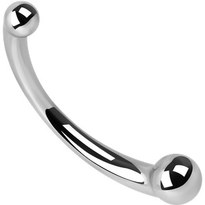 Prostata-Stimulator aus Edelstahl, Größe L, 19,6 cm