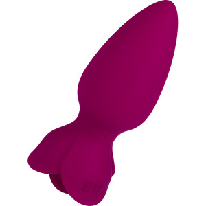 Rosenförmiger Analvibrator aus Silikon, 10,5 cm
