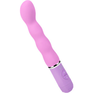 Schlanker G-Punkt-Vibrator aus Silikon, 21 cm