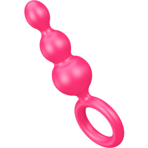 Silikon-Analplug mit Haltegriff, 13,5 cm