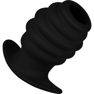 Strukturierter Analplug mit Tunnel S, 7,4 cm