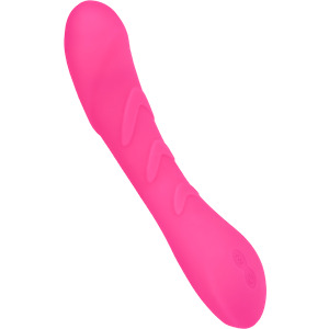Strukturierter G-Punkt-Vibrator aus Silikon, 18 cm