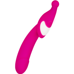 Wiederaufladbarer Silikon-Rabbit, 22 cm