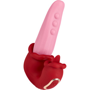 Zungenförmiger Rabbitvibrator mit Rotation