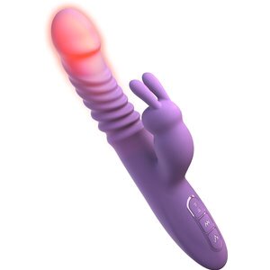 Stoßvibrator “her thrusting silicone rabbit”, mit Heizfunktion