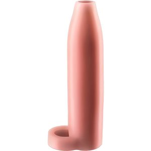 Penishülle „Real Feel Enhancer XL“, mit Hoden- und Penisring, 17,7 cm