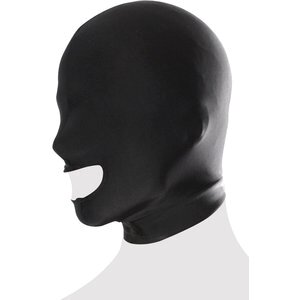 Kopfmaske „Spandex Open Mouth Hood“, mit Mundaussparung