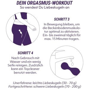 Fifty Shades of Grey – Inner Goddess Liebeskugeln – Silber Gewicht