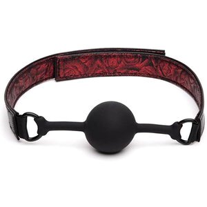 Fifty Shades – SWEET ANTICIPATION Knebel mit Kugel – Rot