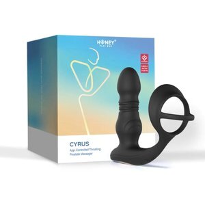 HoneyPlayBox – Cyrus Stoß-Prostata Vibrator – Schwarz