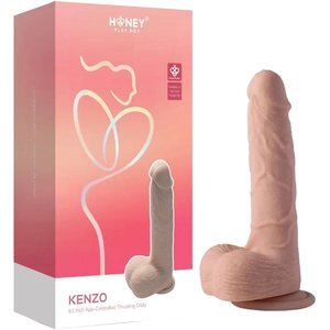 HoneyPlayBox – Kenzo Stoß-Dildo mit Saugnapf – 23.9 cm