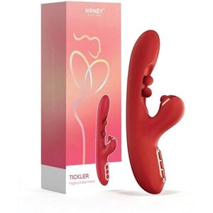 HoneyPlayBox – Tickler Wackelnder Klopfvibrator – Rot