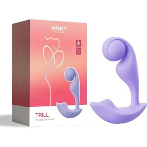 HoneyPlayBox – Trill Tragbarer Druck-Vibrator – Lila
