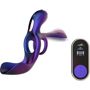 Duits: Hueman - Zenith 3-in-1 Penisring - Fernbedienung