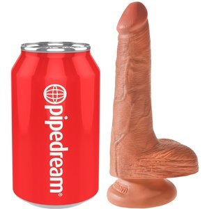 Dildo „6" Cock with Balls“ mit Saugfuß