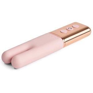 Le Wand - Deux Twin Motor Rechargeable Vibrator Rose Gold