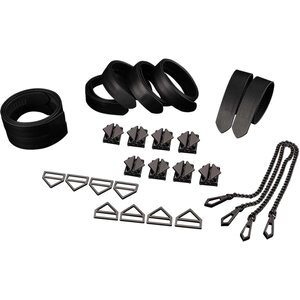 LOCKINK - 8-Bondage-Riemen Fesselset - schwarz