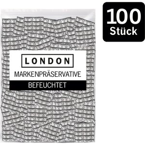 Kondome „LONDON Q600 feucht“ mit Beschichtung auf Silikonbasis