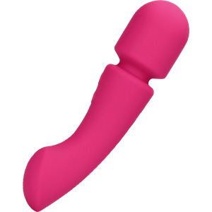 Ultra Soft Silicone Double-Sided Wand Vibrator, 16,5 cm