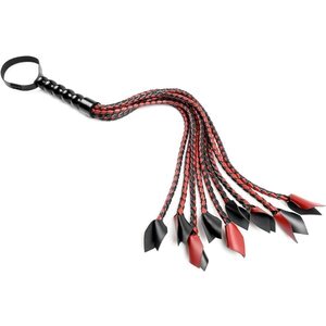 Sportsheets – Saffron Geflochtener Flogger – Veganes Kunstleder
