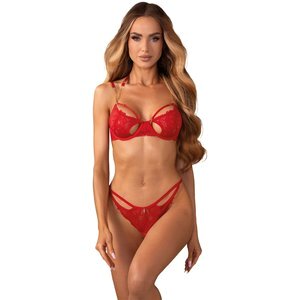 Dessous-Set „Matildea“ mit Bügel-BH & Ouvert-String
