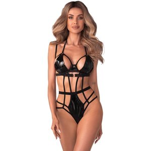 Lack-Body „Keira Lise“ in Riemen-Optik