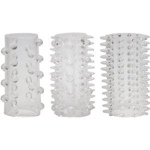 3-teiliges Penismanschetten-Set „Sleeve Set“