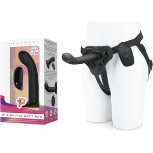 Pegasus - 6 P-spot / G-spot Silicone Peg with harness included