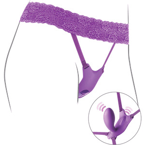 G-Spot Butterfly Strap-On, 10 cm